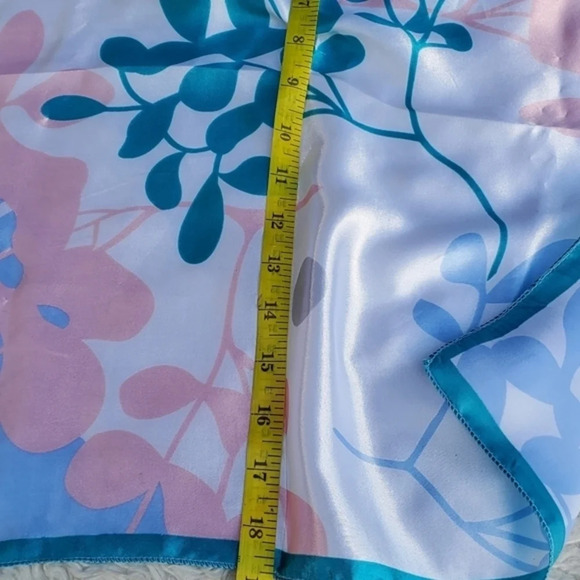 Vintage‎ pastel abstract scarf - Picture 6 of 6